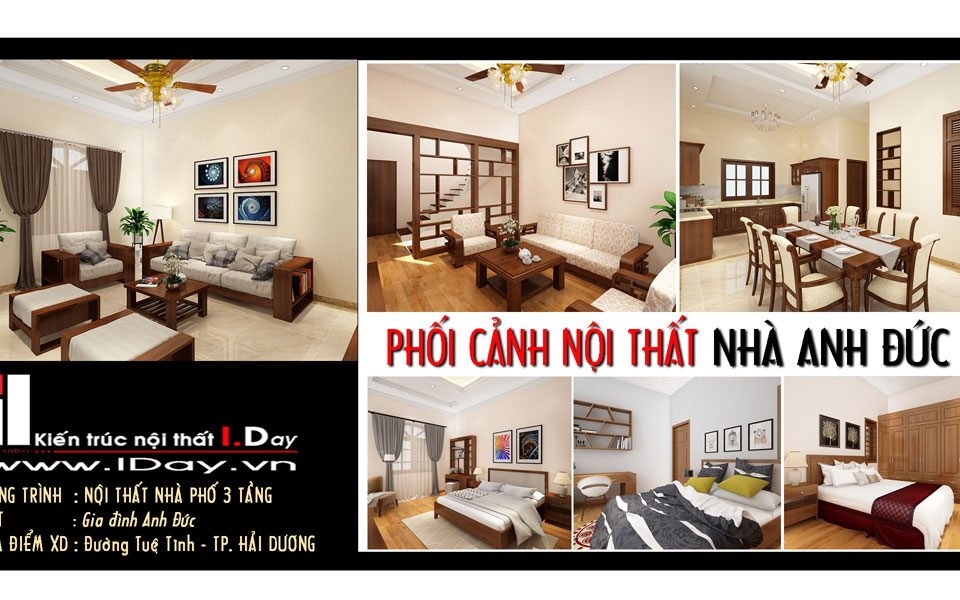 thiết kế nội thất nhà phố đẹp tại Hải Dương